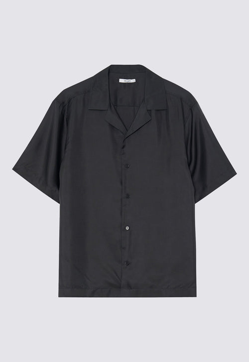 Jac+Jack Kobe Silk Shirt - Black
